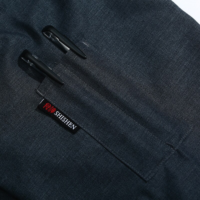 Veste de Chef unisexe, manches courtes/longues, pour hommes et femmes, manteau de cuisine croisé, uniforme de serveur de Restaurant, vêtements de boulanger, C073