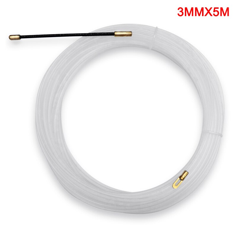 Nylon Wire Cable Electrical Fish Tape Puller Extractor Guide Device for Electrician TN99: 3mmx5m