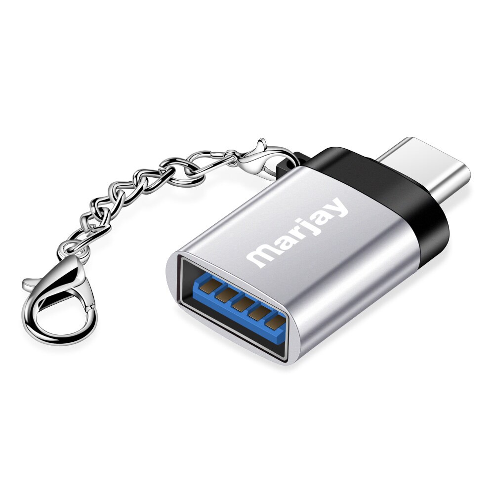 Usb 3.0 Type-C Otg Kabel Adapter Type C USB-C Otg Converter Voor Xiaomi Mi5 Mi6 Huawei Samsung Muis toetsenbord Usb Disk Flash Usbc: silver