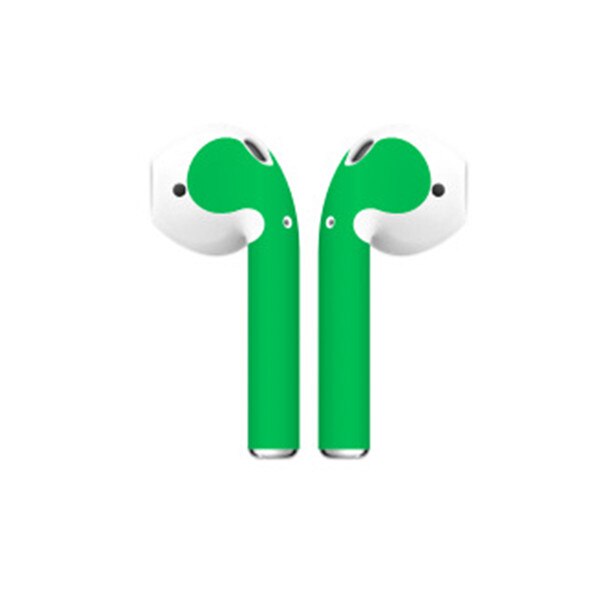 Fijne Huid Sticker Voor Apple Airpods Air Pods Oortelefoon Sticker Oortelefoon Accessoires: Green