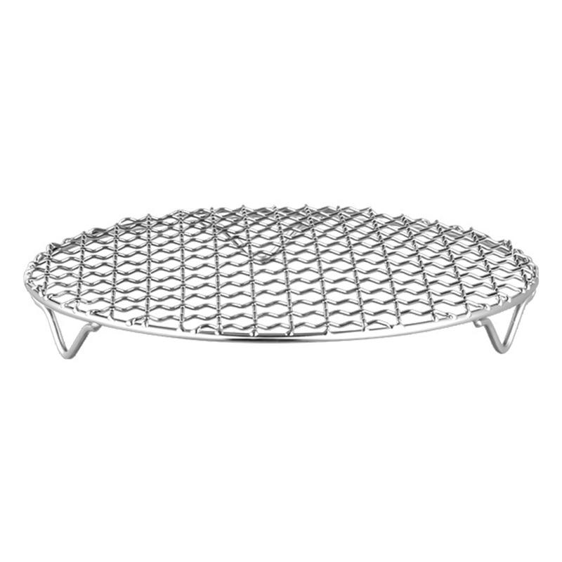 Firepit Grill Rooster Metalen Barbecue Ronde Grill Top Barbecue Roestvrij Staal Kookgrill Draagbare Grill Kampvuur Koken
