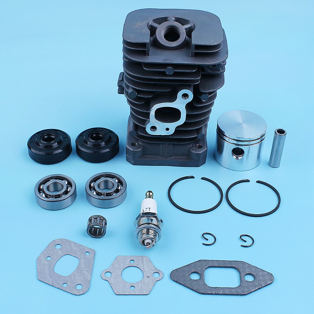 41mm cylinder stempel krumtap leje olietætning pakningssæt til mcculloch mac cat 335 338 435 436 438 440 444 udskiftning af motorsav