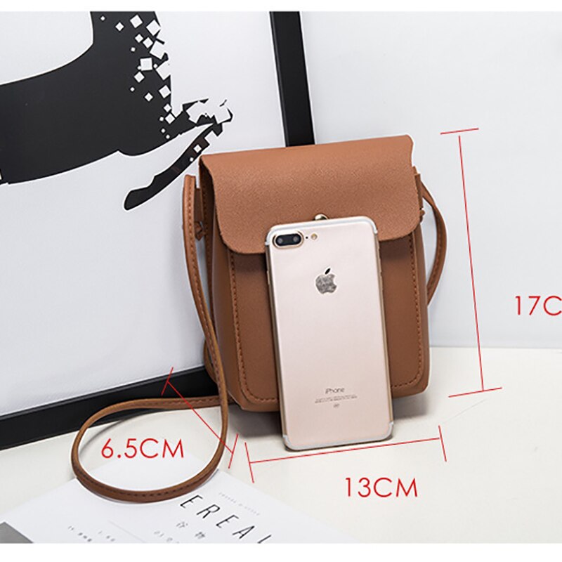 Kleine lederen schoudertas voor vrouwen mode vrouwelijke telefoon purse mini crossbody messenger bags pouch voor dames meisjes