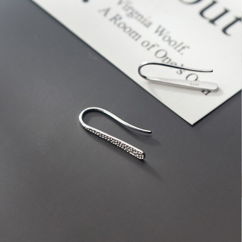 La Monada Orecchini A Cerchio per Le Donne in Argento 925 bella Donne Orecchini Dei Monili di Disegno Geometrico Orecchini A Cerchio in Argento sterlina 925