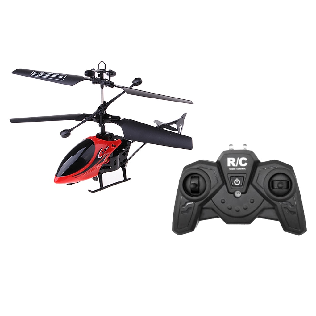 Mini hélicoptère RC incassable 2 canaux jouets avec système gyroscopique