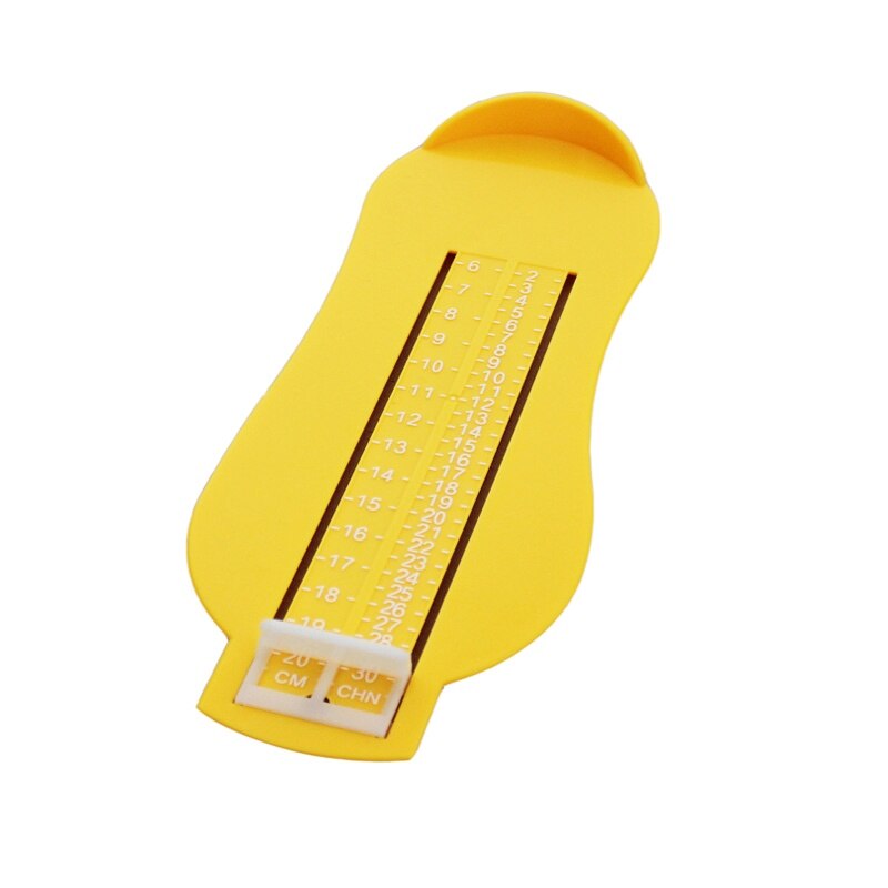 1PC enfants réglable règle mesure chaussure taille outil pied 5 couleurs appliqué jauge ongles fournitures bébé soins produits: yellow
