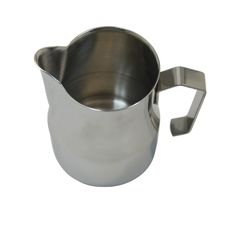 Jarra Espresso humeante, jarra de espuma café con leche de acero inoxidable, Espumador de leche Latte, jarra de leche artística, herramientas para expreso Barista