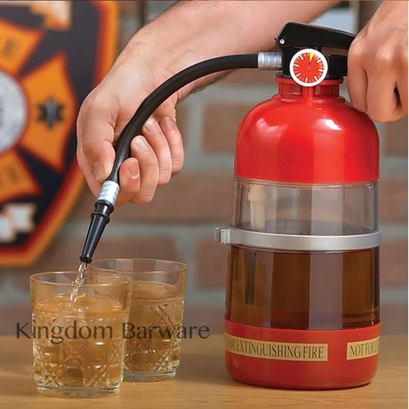 1.5 L Dorst Brandblusser Red Fire Novelty Drink Dispenser Cocktailshaker