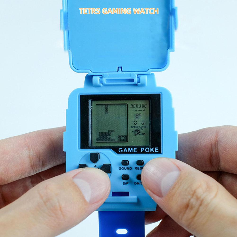 GloryStar Game Watch Electronic Watch Kids Retro Educational Puzzle Toy for Child