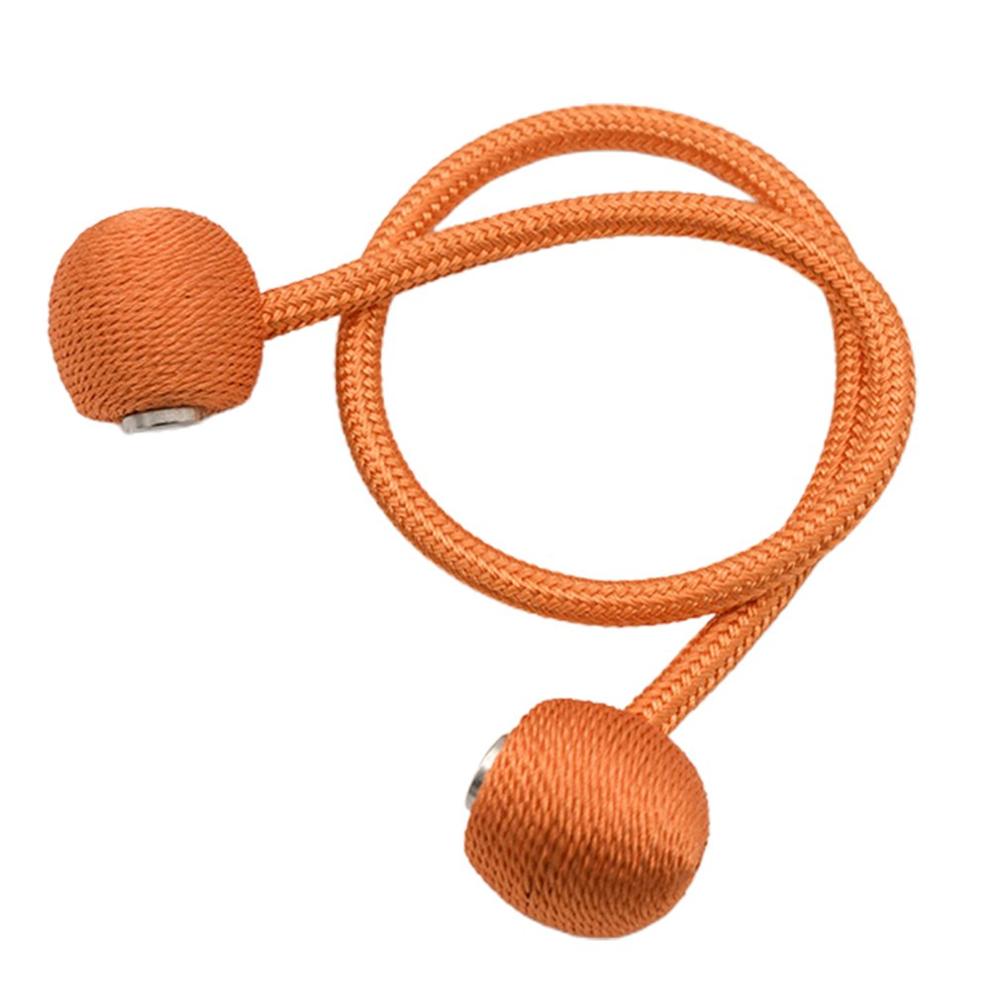 Embrasses de rideau de boule de perle magnétique attaches de fixation Clips de boucle Accessoires tringles à rideaux Accessoires rideau décoratif: Orange