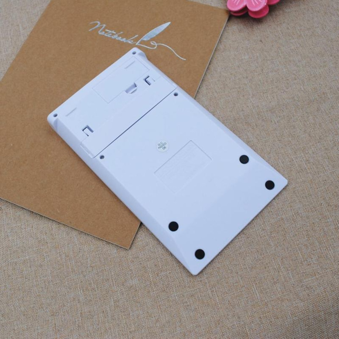 Noyokere Slanke Draagbare Mini 12 Digitale Rekenmachine Zonne-energie Kristal Toetsenbord Dual Voeding