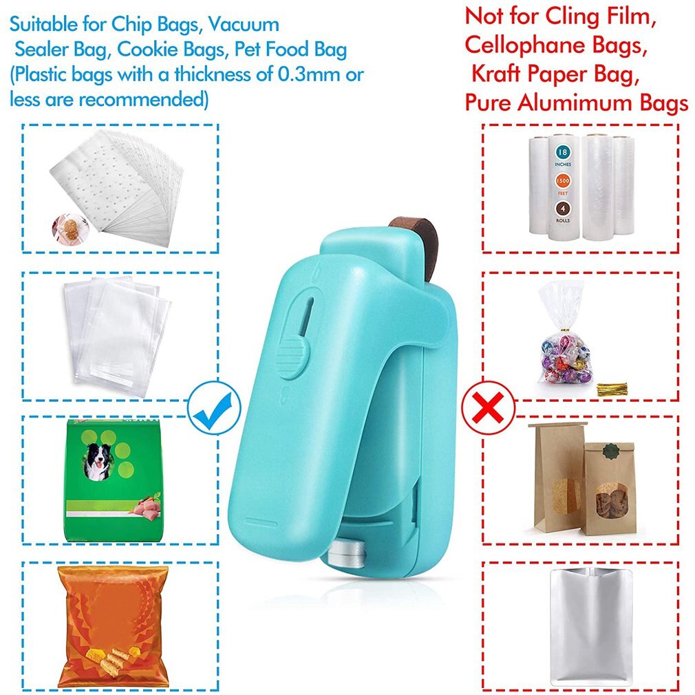 Portable Quick-sealing Household Sealing Machine Hand Pressure Sliding Lid Sealer Enveloping Machine And Cutting Machine