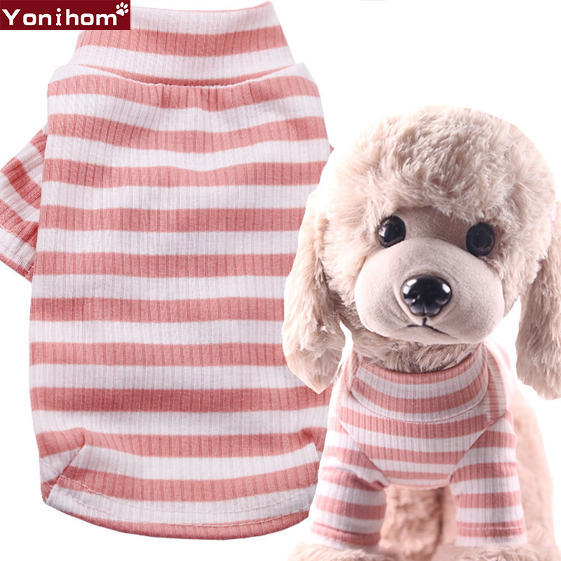 Ropa elástica de algodón para perros ropa de mascotas para verano, Primavera, ropa para perro barata, ropa suave para perros, Chihuahua, ropa para mascotas