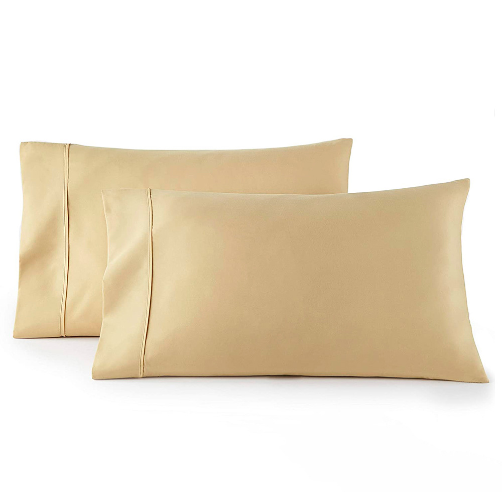 Taie d'oreiller enveloppe 1 pièce pour dormir, housse de coussin douce pour lit, taille Muti Standard/Queen/King/corps