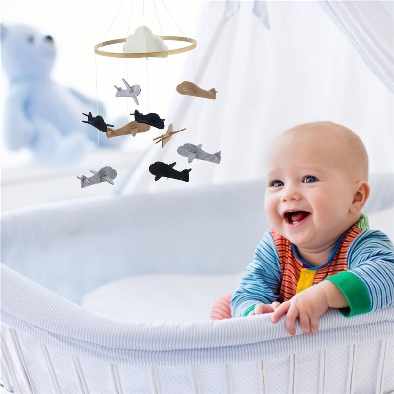 Baby Bed Ornament Felt Butterfly Crib Stroller Hanging Pendant Kid Room Decor