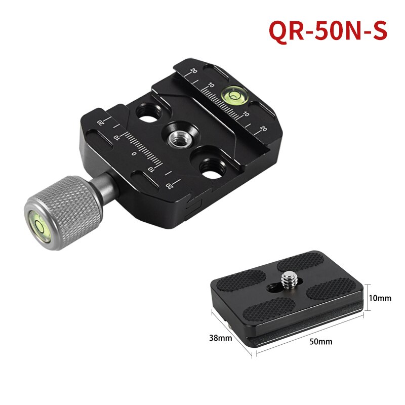 BEXIN camera clamp quick release clamp tripod mount adapter profession dslr stand portable clamp for arca swiss point camera: QR-50N-S