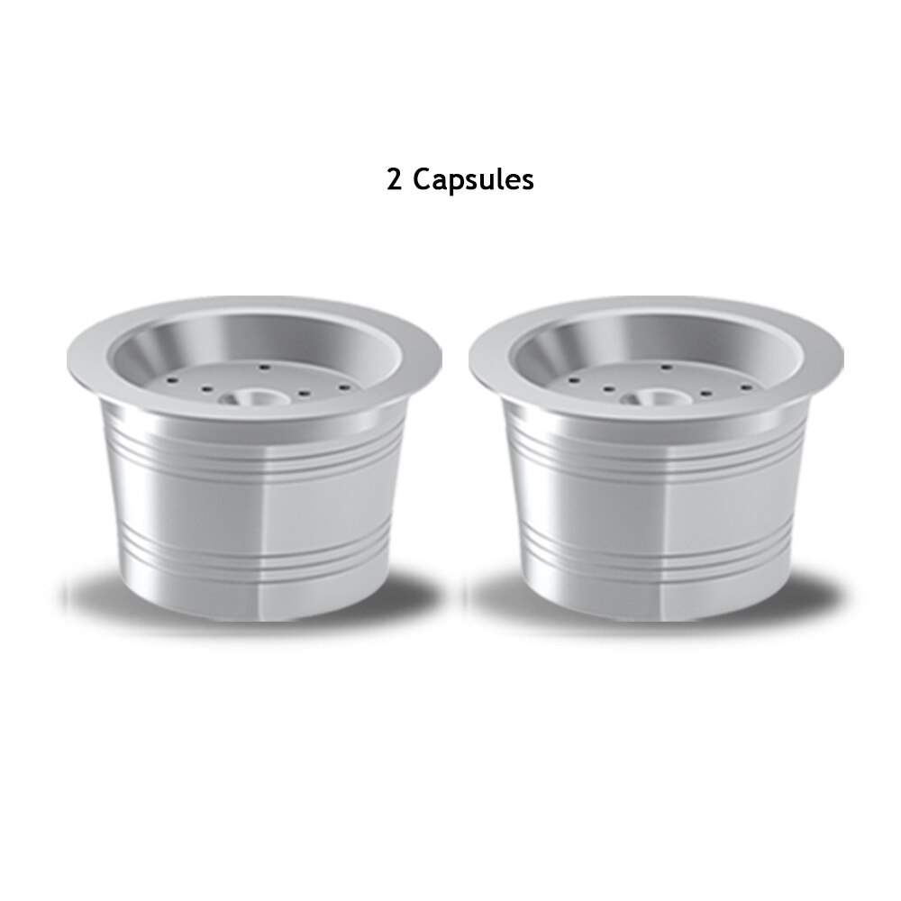 Tchibo Cafissimo Aldi Hervulbare Herbruikbare Koffie Capsule 30 Ml Filters Reutilisable Koffie Capsule Caffitaly Cups Lepel Borstel: 2 PCS Capsules