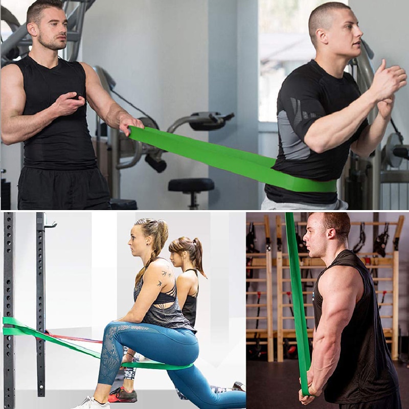 Latex fitness tyggegummi sløjfe modstandsbånd elastiske bånd til fitnessudstyr træning ekspander træning crossfit yoga bånd