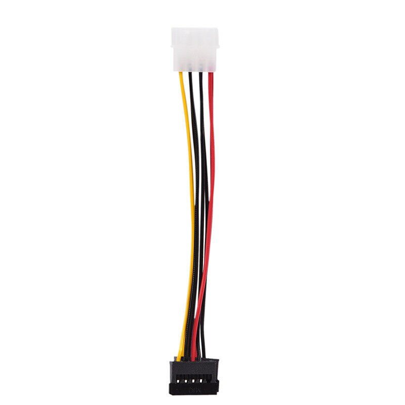 1 Pc 2 Sata Dual Power Y Splitter Adapter 4 Pin Naar Dubbele 15 Pin Sata Power Cable Ca.. 22 Cm