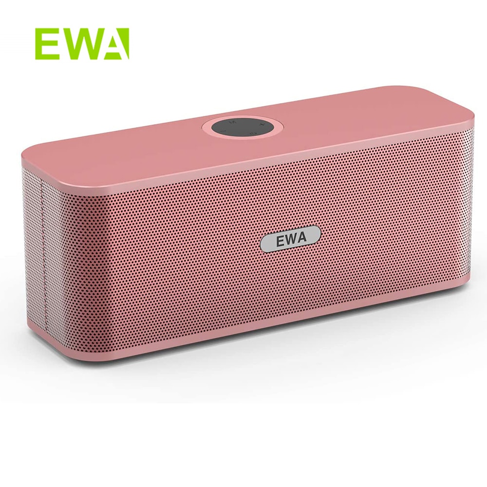 Ewa Draadloze Bluetooth Subwoofer 2*6W Ingebouwde 4000Mah Soundbar Stereo Speakers Bureau metalen Caixa De Som