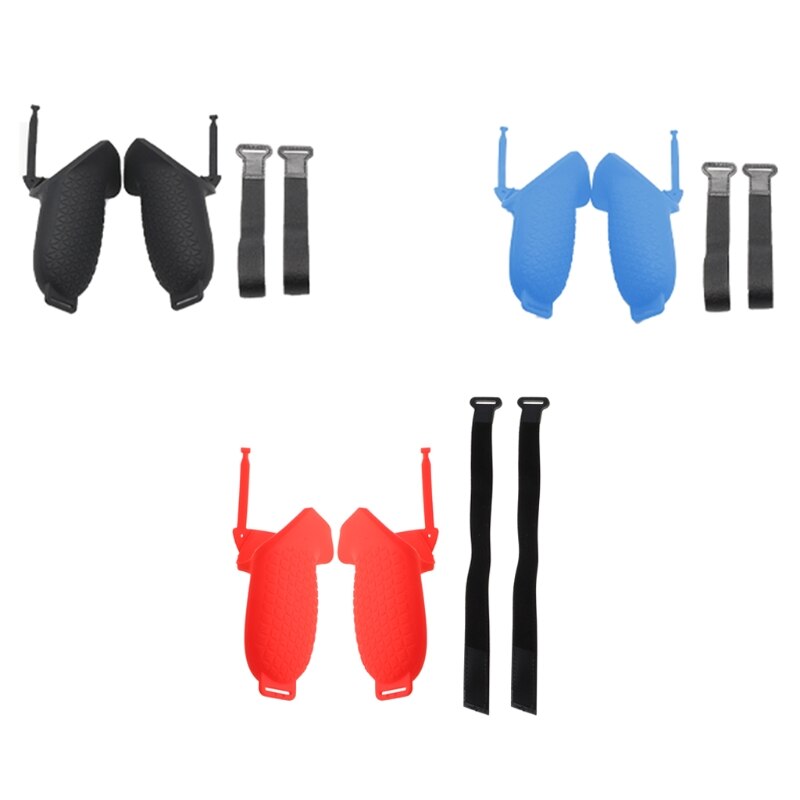 Halb schützende silikonhülle mit griffband für oculus quest 2 controller