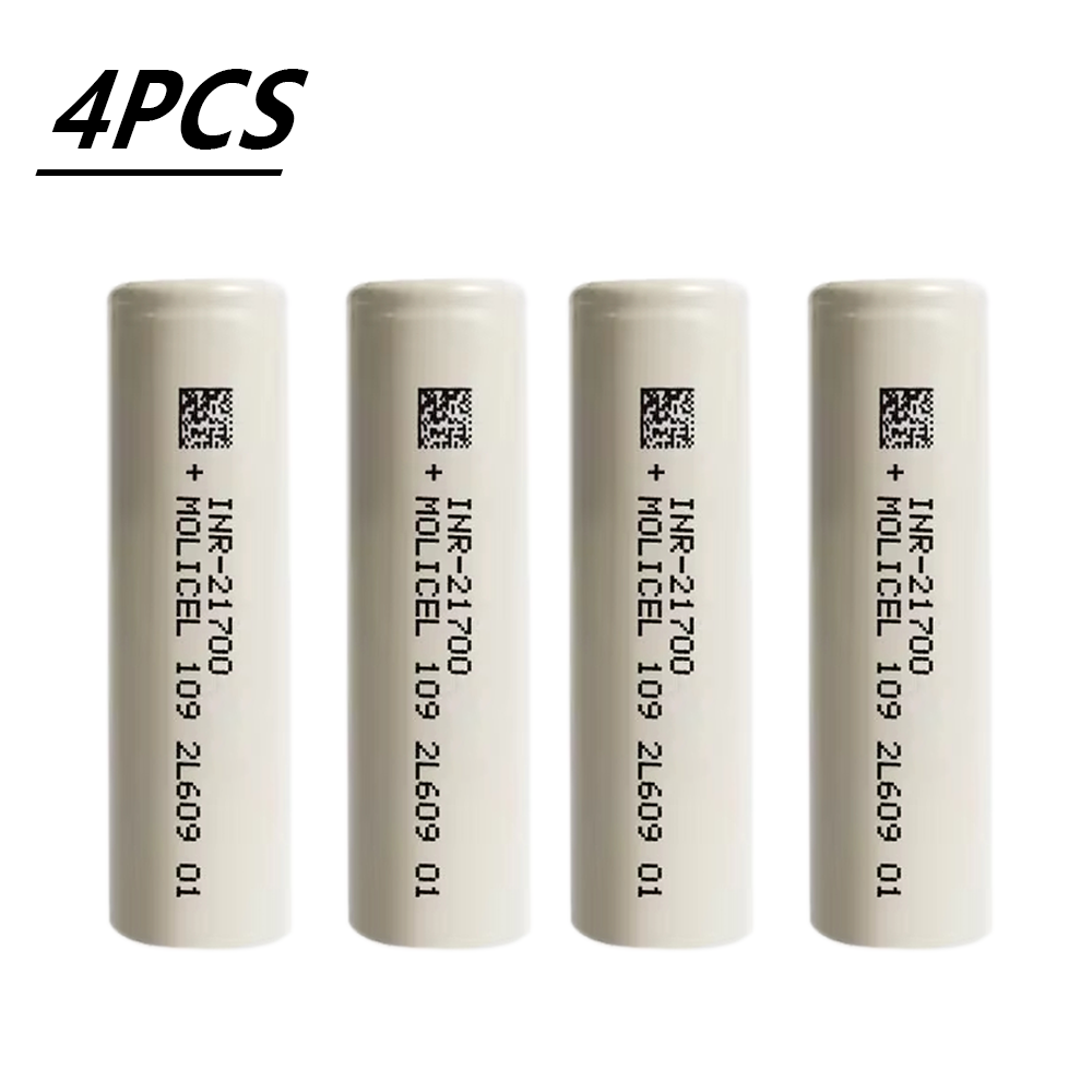 1-10 pcs inr 21700 battery 21700-50e 3,7 v 5000 mah super large capacity lithium-ion battery 5000 mah rechargeable batteries + charger: Gray