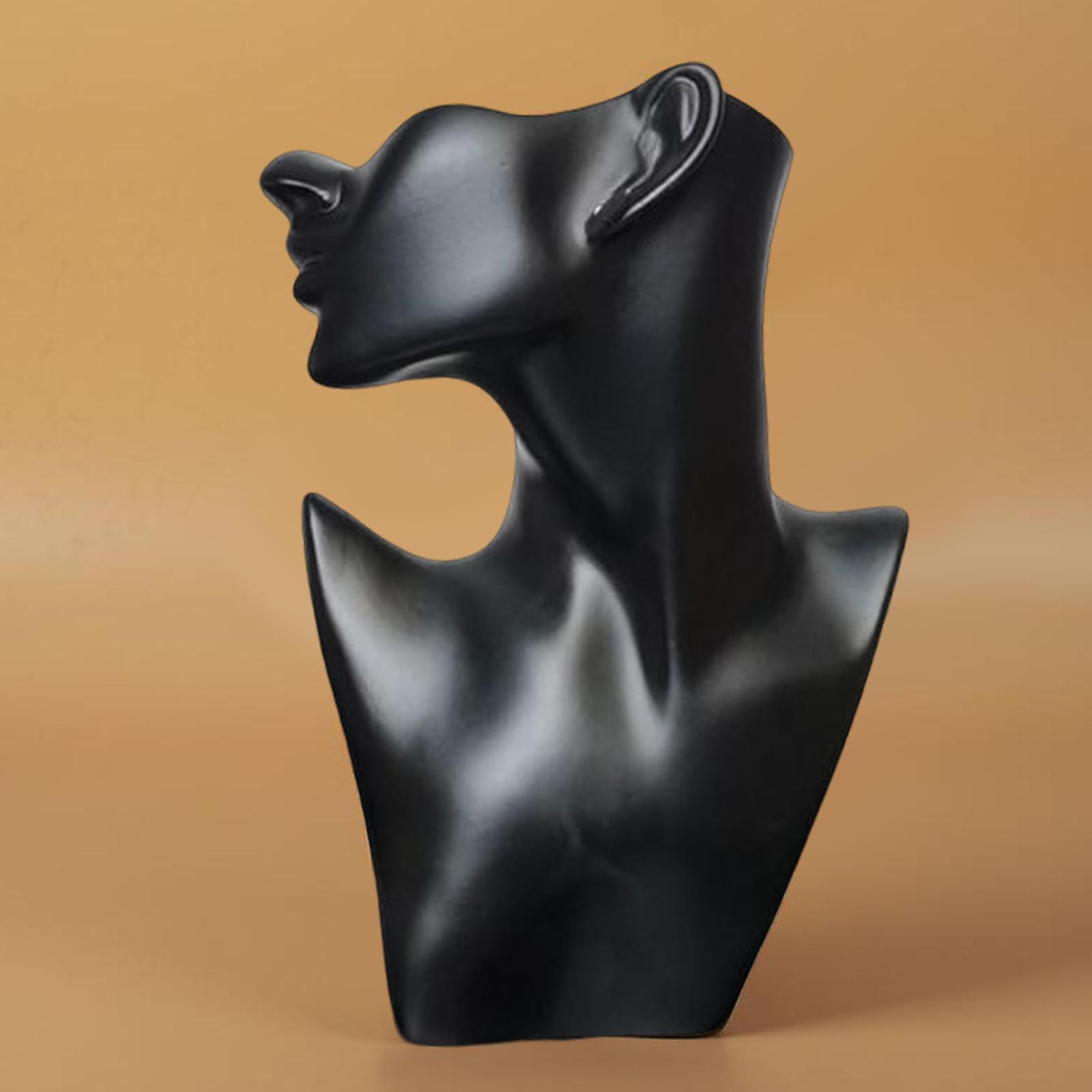 Creatieve ketting & oorbel display sieraden stand sieraden displays buste houder organisator voor hanger ketting armbanden sieraden: Groen