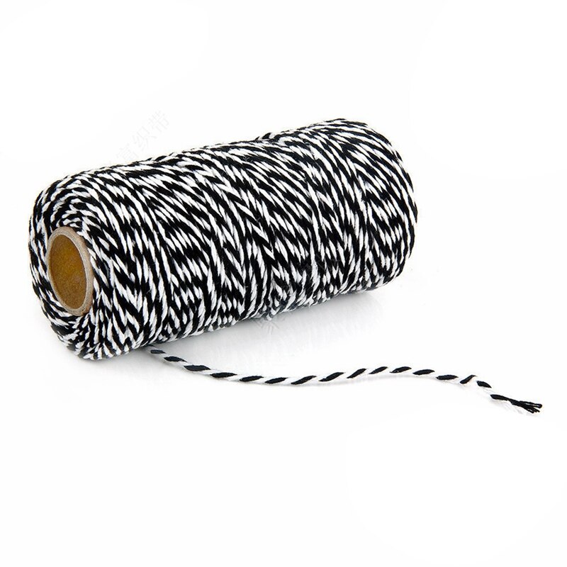 4 PCS Colourful Cotton Twine Bakers Twine Rope Cotton String For Artworks DIY Crafts Packaging Decor