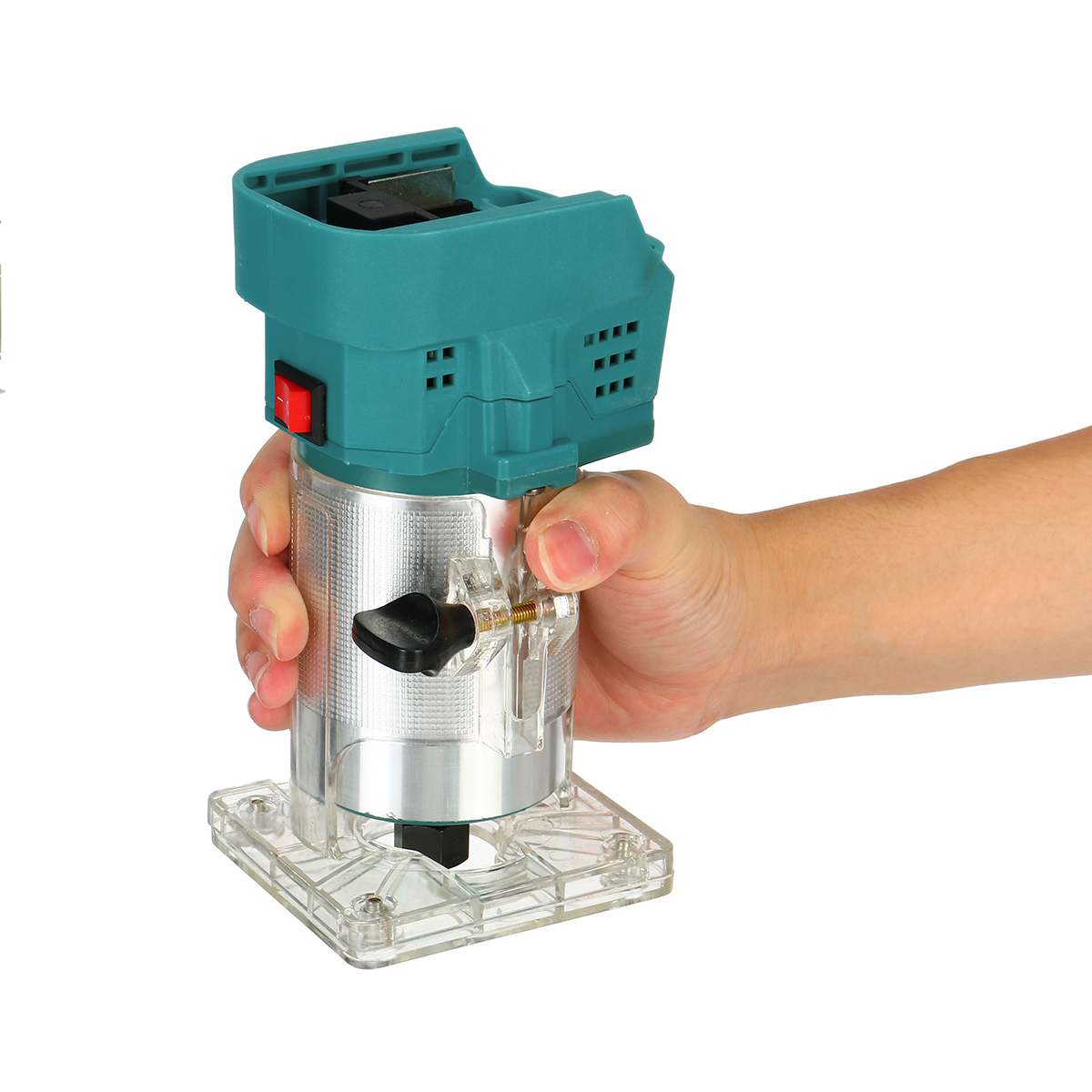 Langaton sähköleikkuri puinen käsileikkuri kaiverrus uraleikkaus veistoskone reititin puu 850w makita 18v -akulle