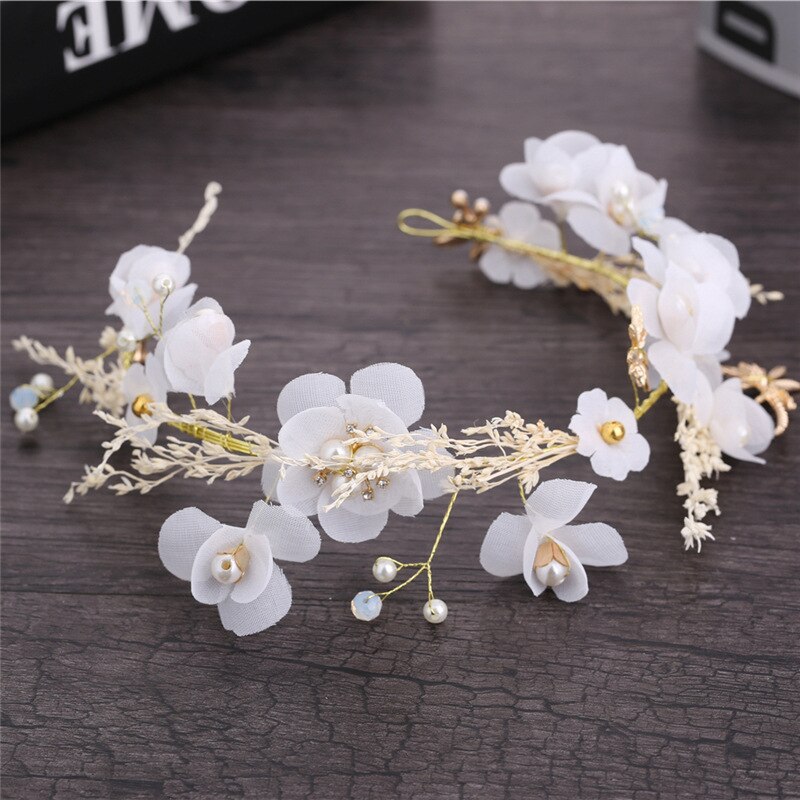 Demiawaking 6-teiliges Set Braut-Haarschmuck Mit Perlen & Blumen – Haarnadeln Für Hochzeit & Besondere Anlässe