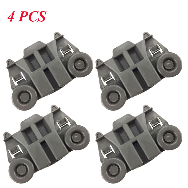 4 stk. opvaskemaskine kurv del hjul til whirlpool kenmore køkkenhjælp maytag jenn-air opvaskemaskine reservedele tilbehør