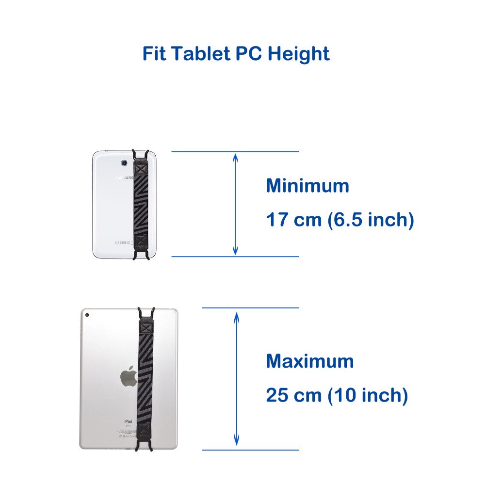 Tfy sikkerhed håndbøjleholder til ipad (ipad mini / air / i air 2 / pro 9.7 ") - samsung tablets - nexus 7 / 10 og mere
