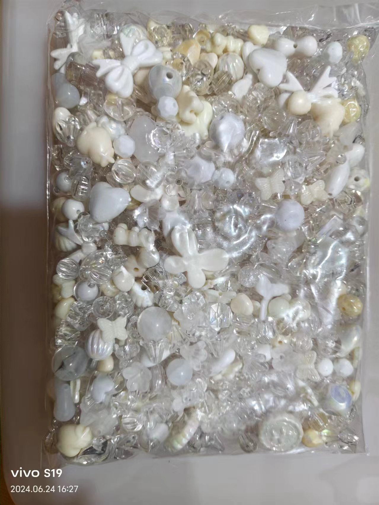 Sac en matériel UV fait à la main, 50/100g, chaîne de téléphone portable, matériel de perles, produits haut de gamme, accessoires de bijoux mixtes: 3# / Rouge