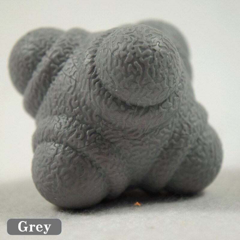 Silicagel Agile Gecoördineerd Reactie Oefening Fitness Training Bal 5.5Cm Zeshoekige Reactie Bal: Grijs