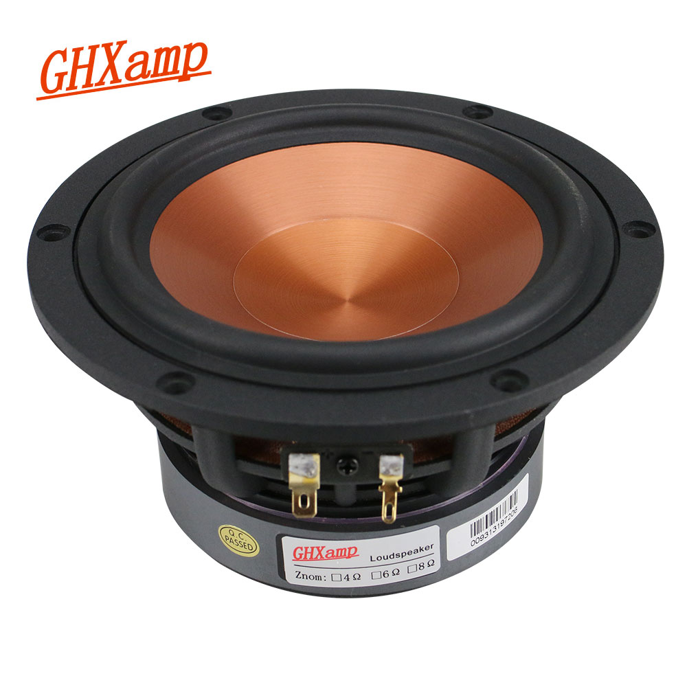 GHXAMP 5.25 inch Mid Bass Speaker Unit Midrange Woofer Luidspreker Aluminiumoxide Keramische 8Ohm 40W Home Theater Hifi 1PC
