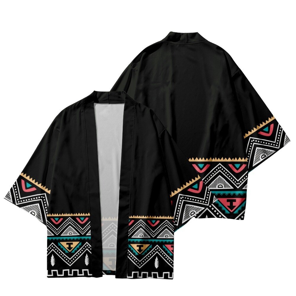 2022 Traditionele Print Kimono Mannen Japanse Yukata Vrouwelijke Vrouwen Vest Shirt Cosplay Haori Robe Samurai Azië Kleding