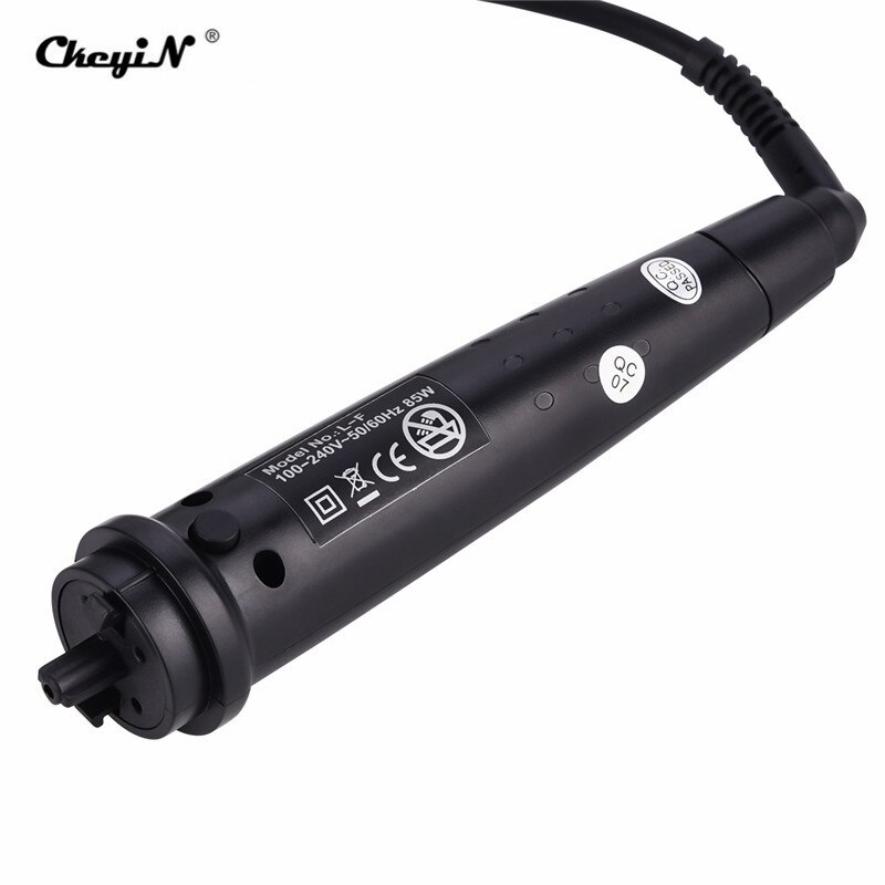 5 in 1 Ceramic Styling Tools Hair Curling Iron Hair waver Pear Flower Cone Electric Hair Curler Roller Curling Wand: Power connector
