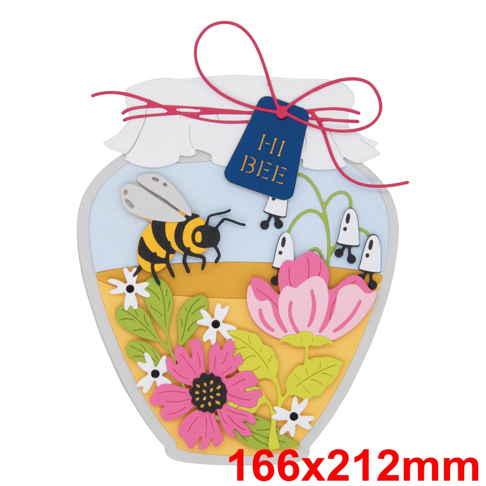 Troqueles de corte de Metal para álbum de recortes, ventana de flores, conejo de pascua, número de cesta, maceta de abeja, álbum de recortes, fabricación de álbumes de tarjetas, plantilla de manualidades DIY, 2024: Gris claro