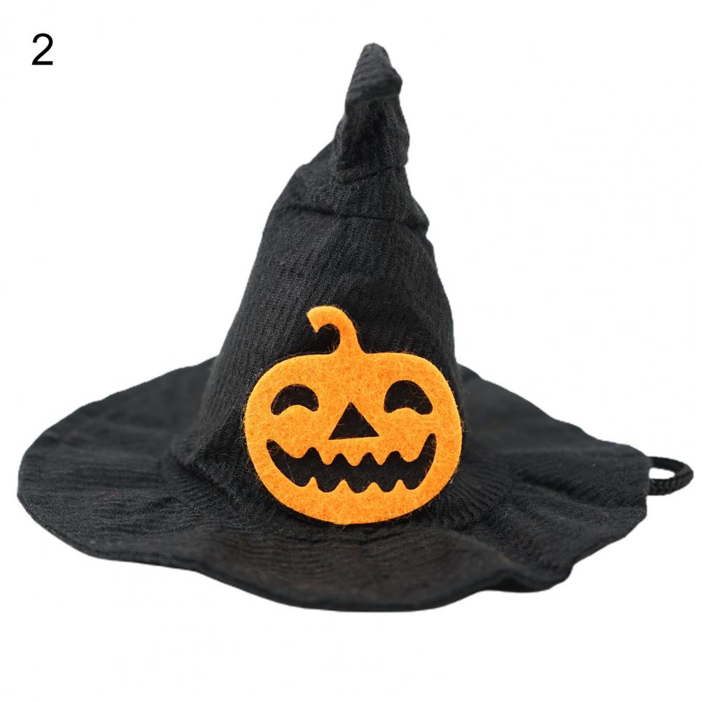 Sombrero de Navidad para Halloween, disfraz de Mascota para gato, perro, cachorro, gato, bruja, mago, sombrero de Halloween, suministro de perro y gato: 2