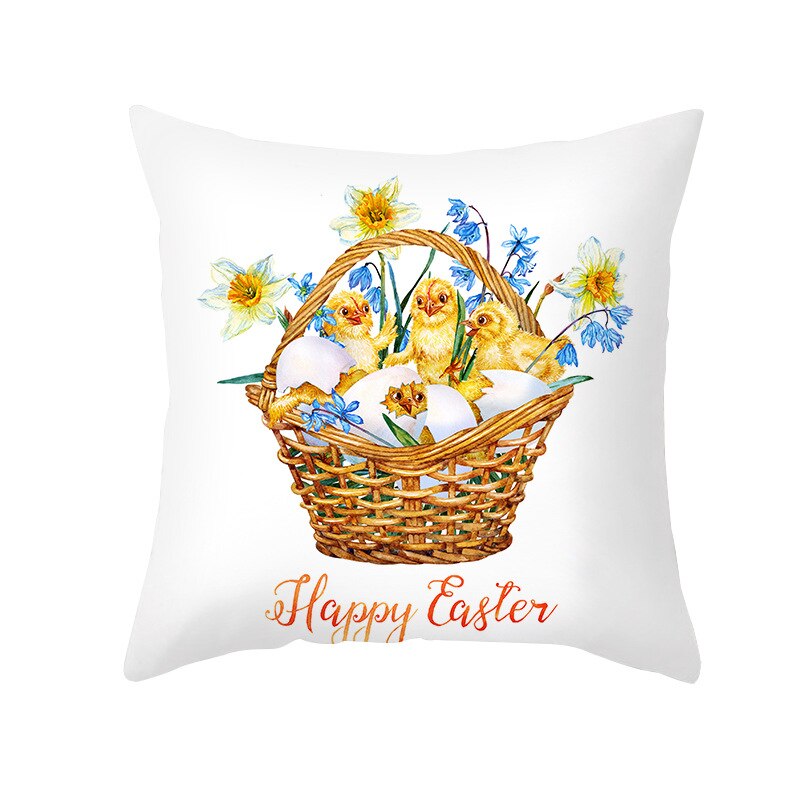 Kids Kussensloop Brief Kussenhoes 45*45 Sierkussen Covers Decor Kussens Bank Polyester Bloemen Home Decor Kussenslopen: 13