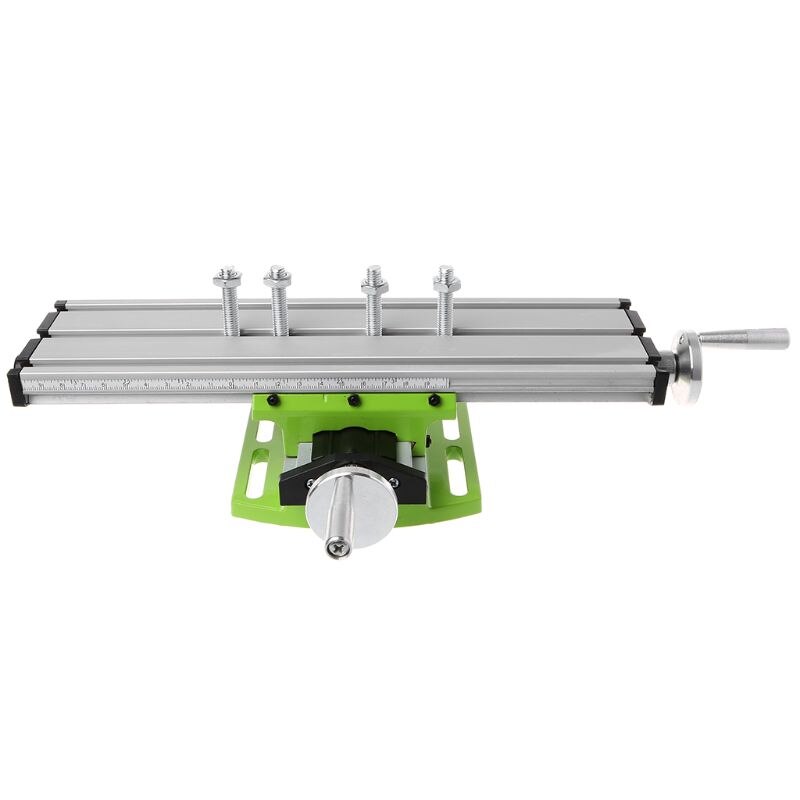 mini Fresatrice Tavolo di Lavoro Morsa Portatile Composto Da Banco X-Y 2 Assi Adjustive Slitta Trasversale Da Tavolo per Trapano Da Banco Presse