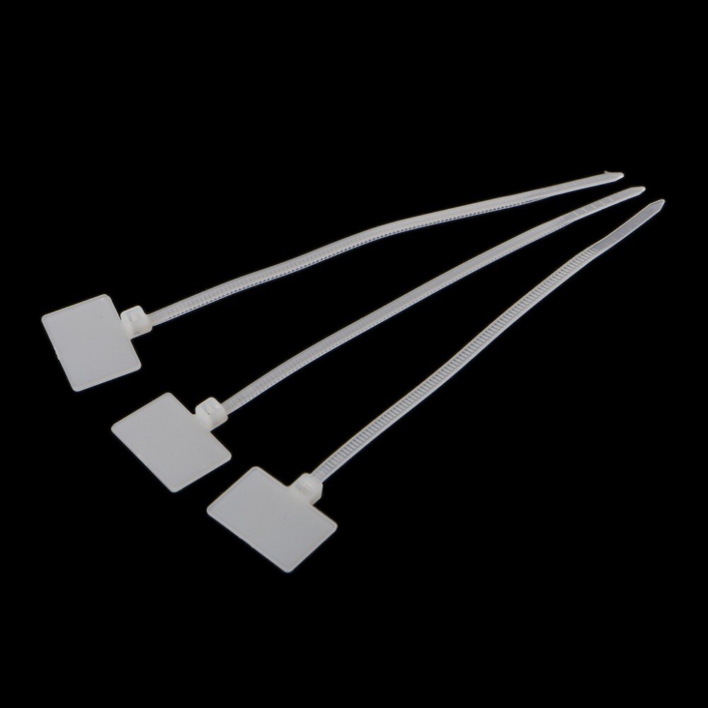 1500PCS Nylon Zip Ties Cable Label Mark Tags, Self Locking Cord Power