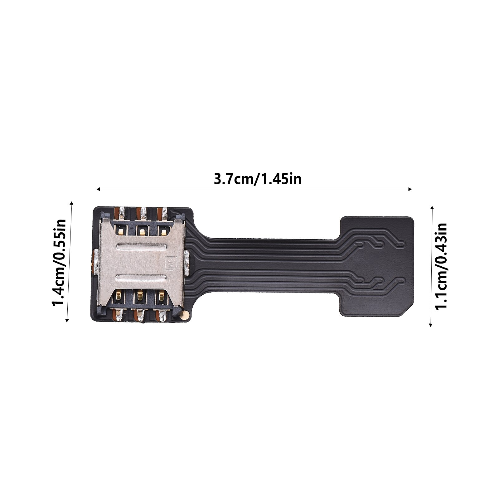1PC SIM Verlängerung Kartenleser Mikro SD hybrid Doppel Dual-Sim Karte Nano Sim Verlängerung Adapter Für Xiaomi redmi Huawei