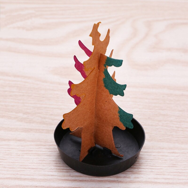 Arbre de noël magique floraison cristal arbre magique Mini décorations d'arbre de noël enfants jouet de noël