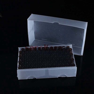 10pcs 2ML Brown Clear Injection Glass Vial with Center Screw Cap 2CC Transparent Liquid Glass Containers