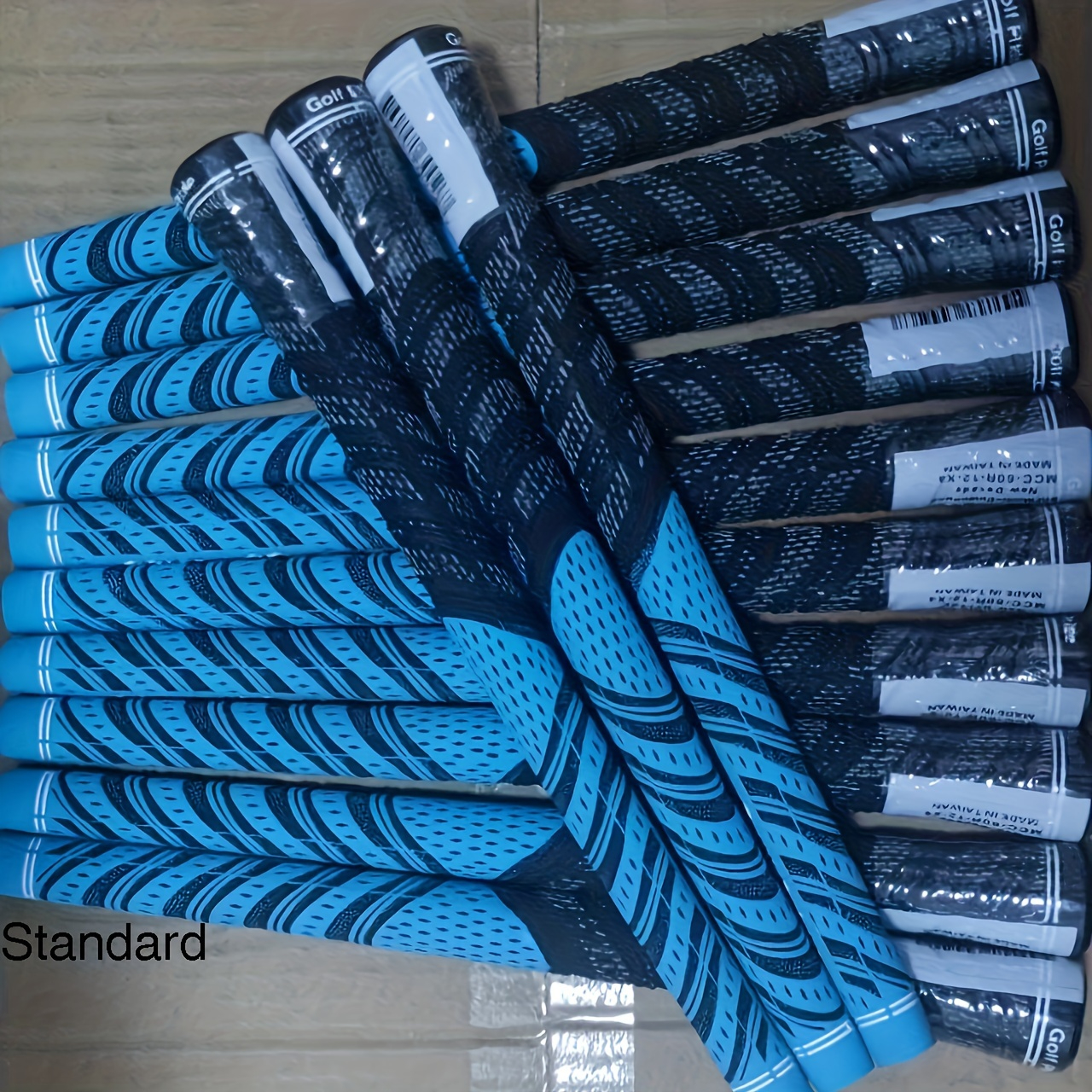 13-teiliges Standard-Griff-Set für mittelgroße Golf 60R – Golf-Zubehör für verbesserte Schlägergriffe und Leistung: Grey