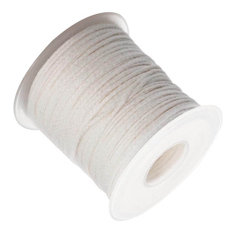 1 Roll 200 Feet Braided Wick Candle Wick Spool Candle Wick Cotton Thread Candle Making For Candle DIY And Candle Making