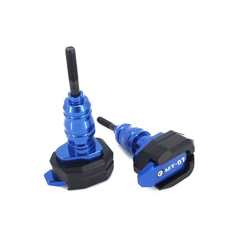 Deslizador de marco de Moto para Kawasaki MT07, accesorios de trazador, protector de carenado de motocicleta, almohadillas de protección contra caídas, piezas de MT-07 MT 07: Azul