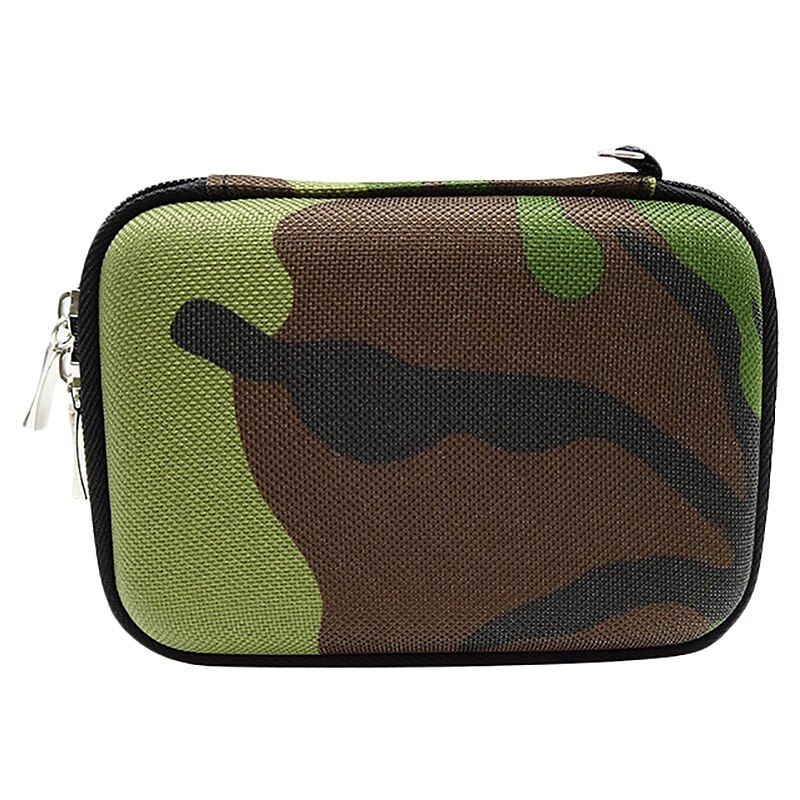 GUANHE Camouflage 2.5-Inch Hard Disk Package Mobile Power Protection Cover Charging Treasure U Disk Headset Data Cable Storage