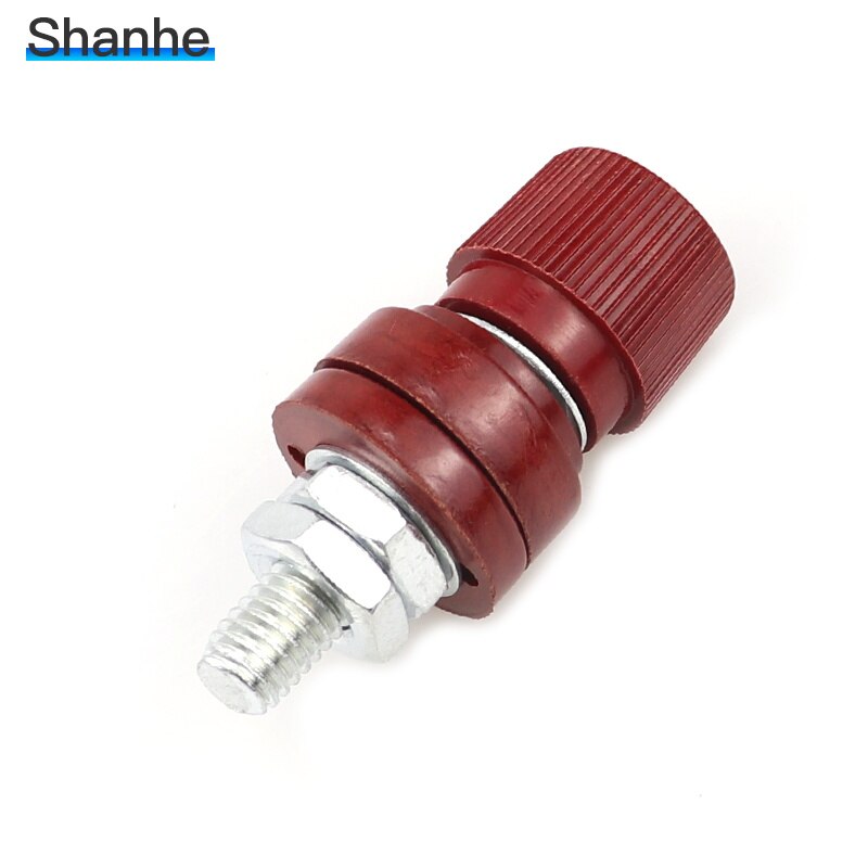8mm binding post terminal connector: 8mm red